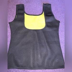Women’s black athletic tank top